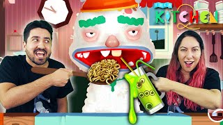 FIZEMOS COMIDAS MONSTRUOSAS PARA ELE COMER | Toca Kitchen 2 screenshot 3