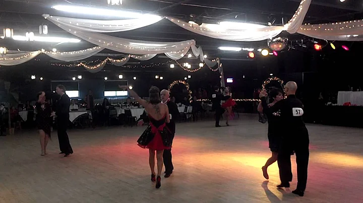 Charlie and Jana dancing silver American Rumba at ...