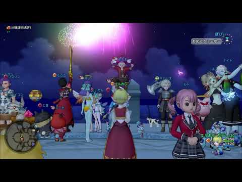 「ドラゴンクエストX　オンライン」サービス開始11周年カウントダウンの様子＠22鯖ジュレット #DQX #DQ10 #ドラクエ10