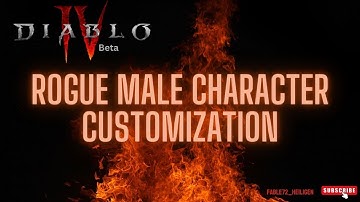 Diablo IV Beta - Rogue Male Character Creation Bayek