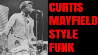 Video thumbnail of "If There's A Hell Below Curtis Mayfield Style Jam Track (F# Minor)"