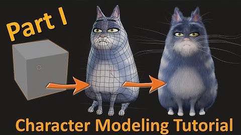 Stylized Character Boxmodeling Tutorial - Part 1: Modeling the Cat #modelingtutorial