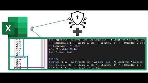 VBA protect source code  - obfuscation