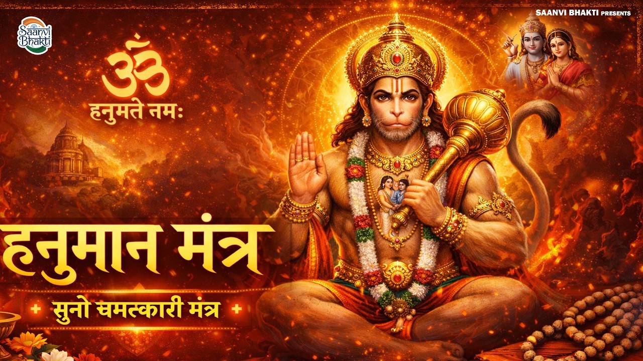 The Most Powerful Hanuman Mantra To Remove Negative Energy | हनुमान मंत्र Om Han Hanumate Namo Namah