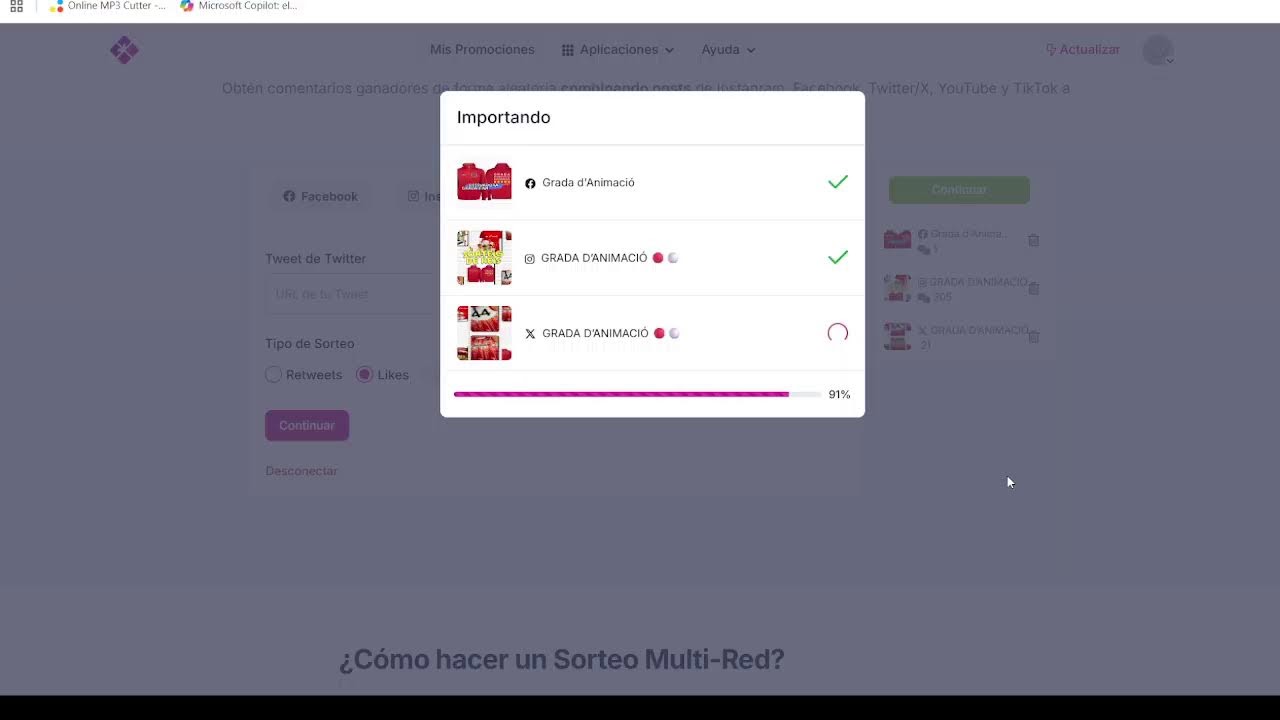 Sorteig de Reis de la Grada d'Animació