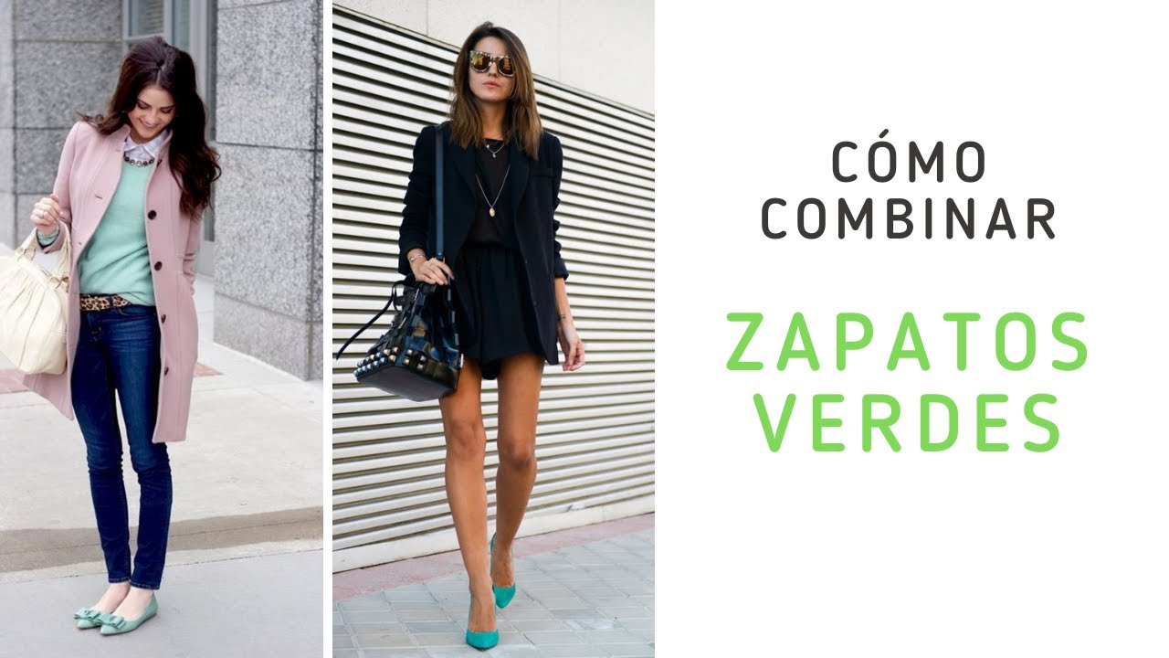 ¿Cómo Combinar Zapatos Verdes? - [20 Looks] - YouTube