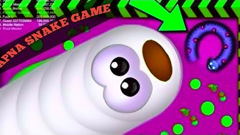 Worms Zone.io Slither Snake Game ! Saamp Wala Video 📷 Worm Zone New Update! New Snake Game 