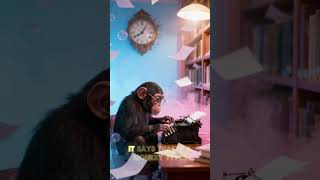 The Infinite Monkey Theorem #philosophy #philosophyshorts #deepthinking