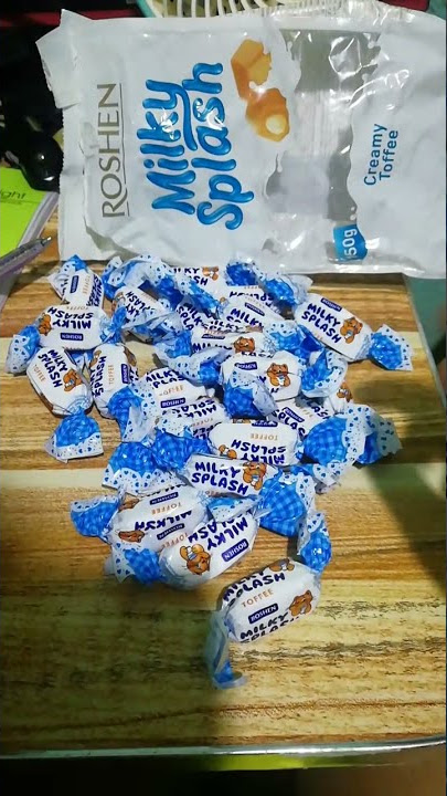 ROSHEN Milky Splash Creamy Toffee @shorts @candy @toffee @milkysplash