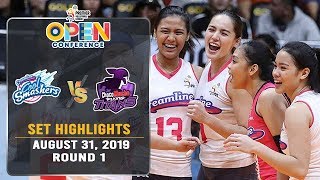 Creamline Vs. Choco Mucho Set 1 Highlights - August 31, 2019