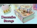 DIY - Vintage Book Storage Box TUTORIAL - room decor ideas - Isa ❤️