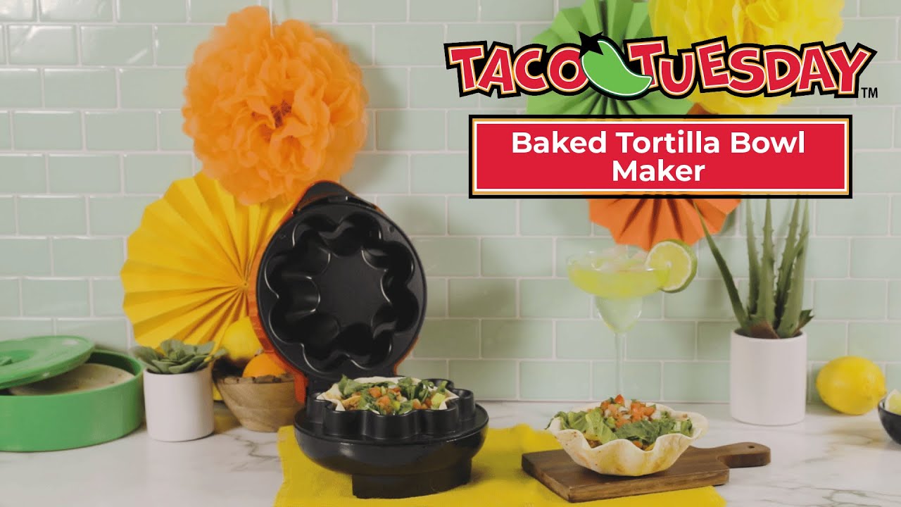 TTTB1RD  Taco Tuesday® Baked Tortilla Bowl Maker 