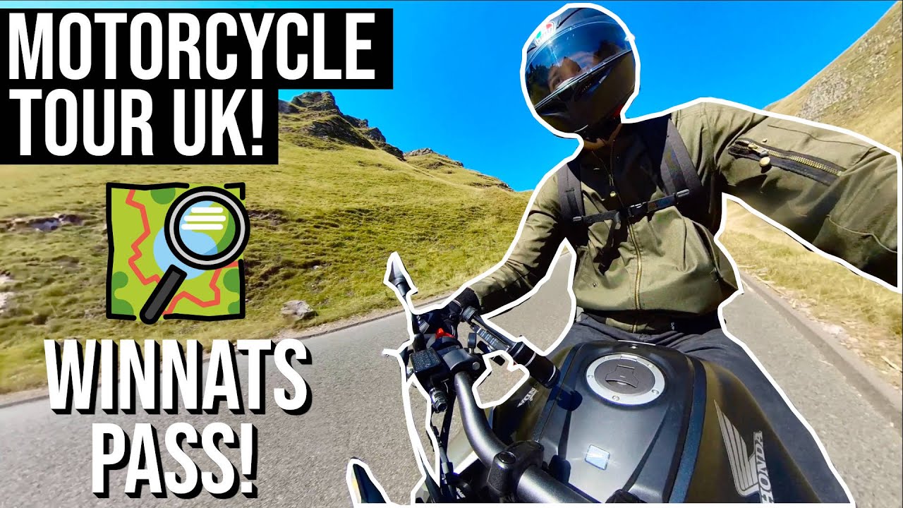 MOTORCYCLE TOUR UK 03. GREAT VIEWS at WINNATS PASS! We made it! YouTube