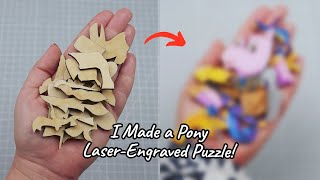 Making a 3D Pony Puzzle with My First Laser Engraver (AlgoLaser Alpha MK2)