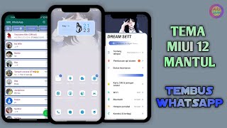 SUPER KEREN🔥TEMA XIAOMI MIUI 12 TERBARU TEMBUS APLIKASI WHATSAPP 😎 screenshot 4