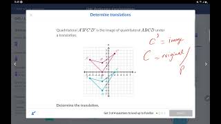 Celebrity G.4: Determine translations (Performing transformations)- Geometry- Khan Academy Profile