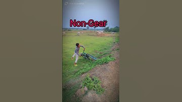 1 Gear V/S 21 gear 😱 Non-gear 🆚 21 gear speed 😯 #bicycle #cycle #mtb #speed #trending