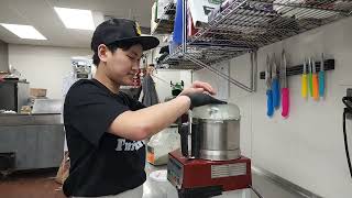 Cooking with The Korean Ep 5. Mashed Potato Pizza