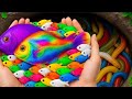 The Incredible Catch Beautiful AquariumFish in Giant Colorful Egg, OrnamentalCatfish, Turtle, Frog