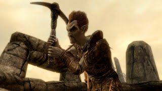 How To Get Hoarfrost Unique Ancient Nordic Pickaxe - Skyrim Dragonborn Dlc