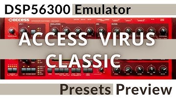 Access Virus Classic | DSP56300 v1.2.5 | Presets Preview