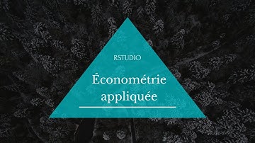 Économétrie avec Rstudio - Exporter des données