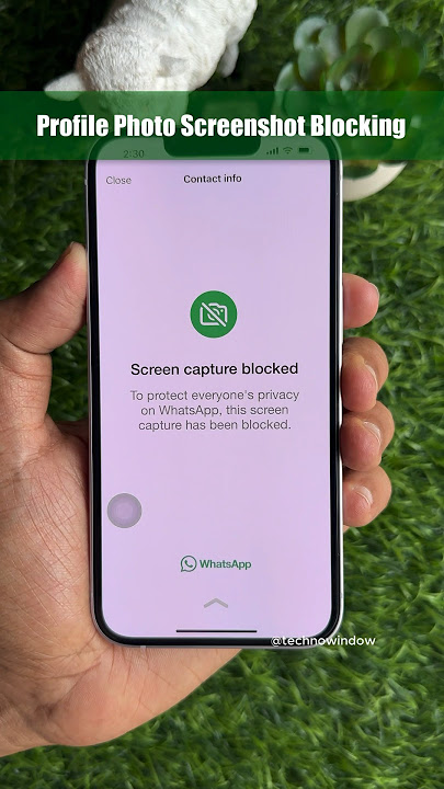 WhatsApp Profile Photo Screenshot Blocking (iOS Vs Android) #shorts #whatsapp