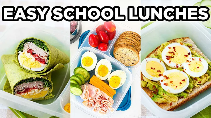 Packed Lunch Ideas with Hard Boiled Eggs | School Lunch Ideas by MOMables