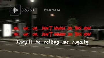 Shameless X Royalty (Speed Up) ||Lyrics