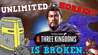 Total War Three Kingdoms IS A PERFECTLY BALANCED GAME WITH NO EXPLOITS - EXCLUDING UNLIMITED HORSES