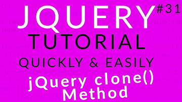 jQuery Tutorial 31 || jQuery clone() Method || Ujjwal Technical Tips