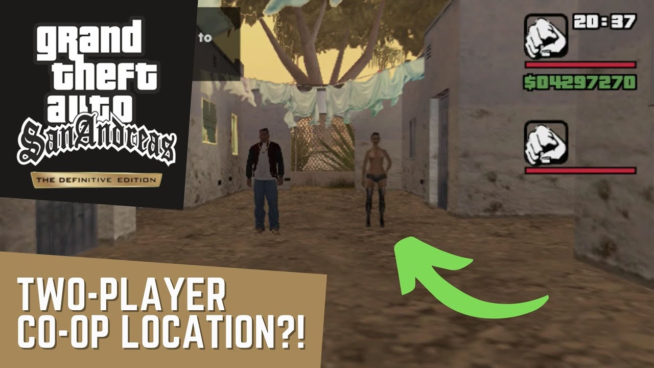 GTA San Andreas: Definitive Edition - Two-Player CO-OP Marker