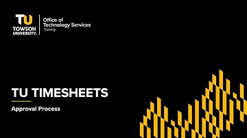 TU Timesheet Approval Process