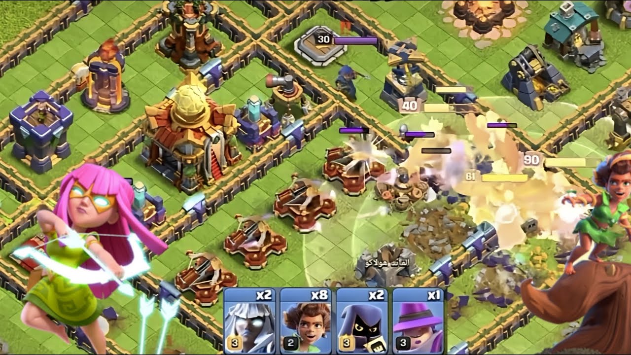 How to Crush Bases with the Root Rider: COC Attack Strategy th16 vs ...