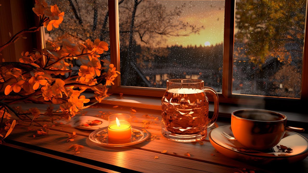 Autumn Forest Ambience | Beautiful Piano Music Heals The Heart and