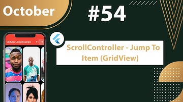 Flutter Tutorial - Jump To Item In ListView / GridView - Scroll Controller