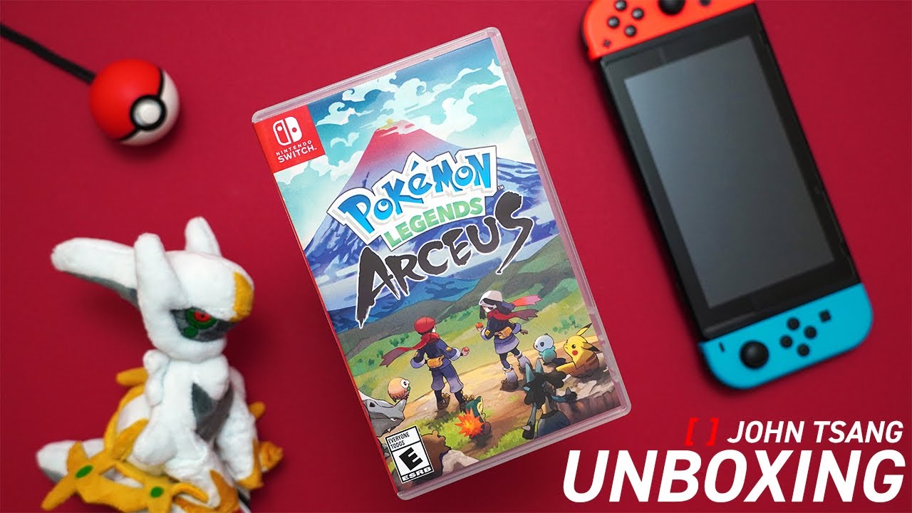 Becoming a legend at Pokémon Legends: Arceus | ASMR Unboxing + Plush