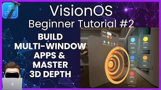 SwiftUI visionOS — padding3D and Multiple Windows From Scratch Wealth