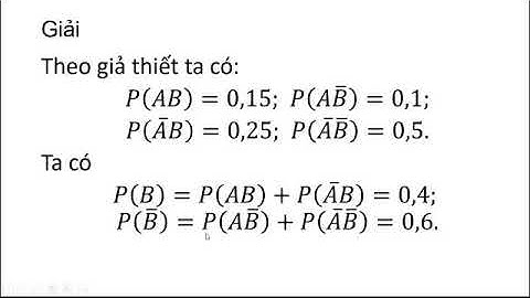 Bài tập công thức xác suất đầy đủ