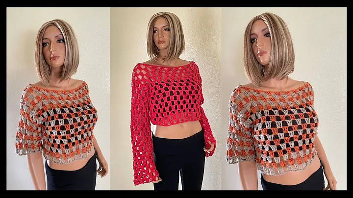 Stunning Granny Stitch Crop Top Tutorial