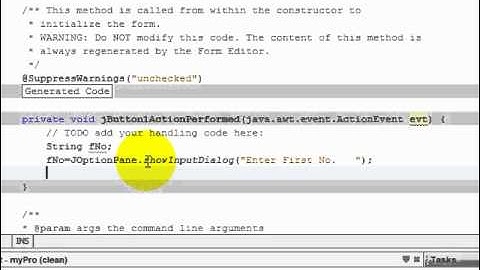 jOptionPane Class for Easy Input,Output with Dialog Boxes  Example 2