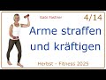 4 14 27 Min Arme Straffen Und Kräftigen Hantel Workout Für Schöne Schultern Und Oberarme
