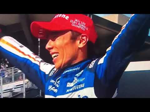 Takuma Sato post race interview 2020 Indy 500