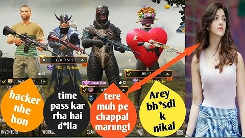 Random hot 🔥 girl call me noob.. 1v3 challenge.. boom baam PART5