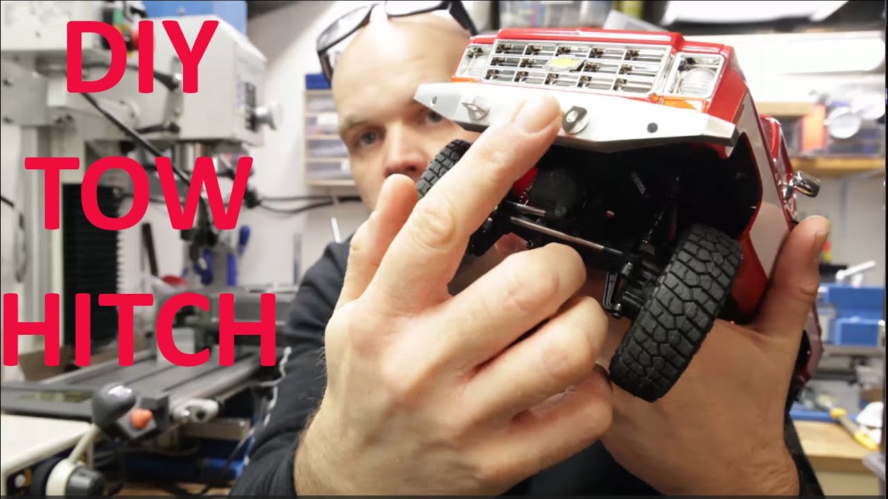 RC Crawler - FMS FCX18 v2 K10 - Mod3 Milling and Turning DIY Tow