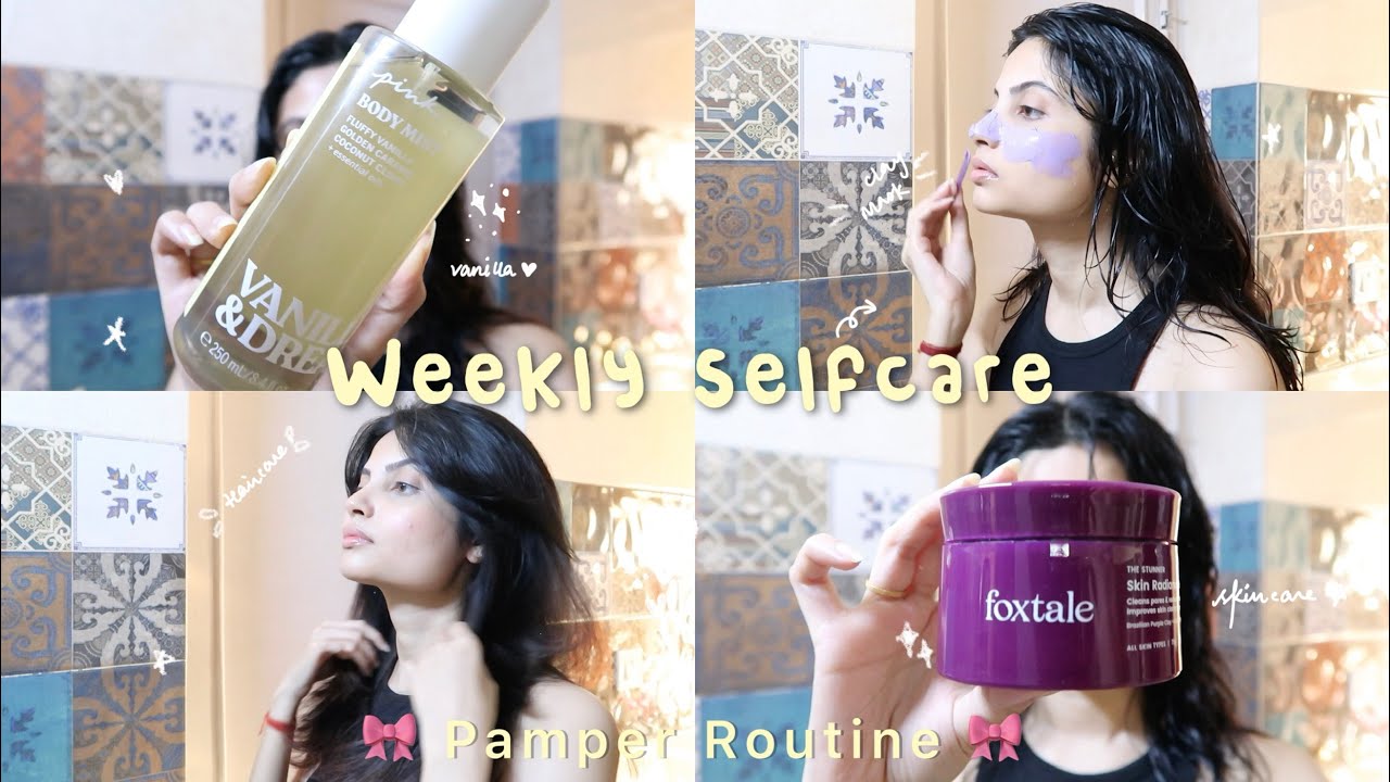 My Relaxing Pamper Routine ♡ Self-Care, Shower Routine, Skincare, Bodycare ⋆｡˚୨୧˚｡⋆