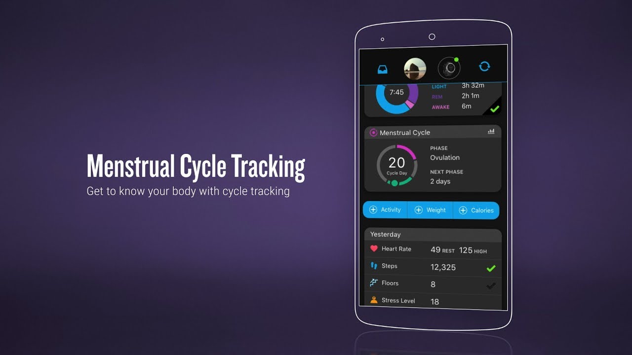 garmin female health tracking