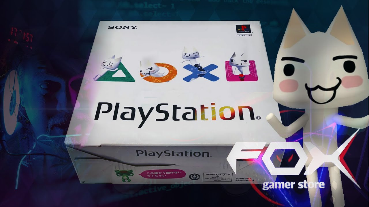 Unboxing Playstation 1 Fat TORO (edición michis) SCPH-9000 - Fox Gamer Store
