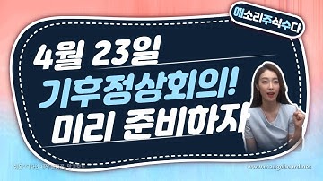 [주식] 다음 주 22일 ~ 23일 기후정상회의! 미리 준비하자 / 바이든 취임 후 첫 정상회의 / 탄소배출권 관련주 / 에코프로 인적분할 / 그린케미칼