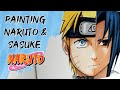 Painting naruto  sasuke  